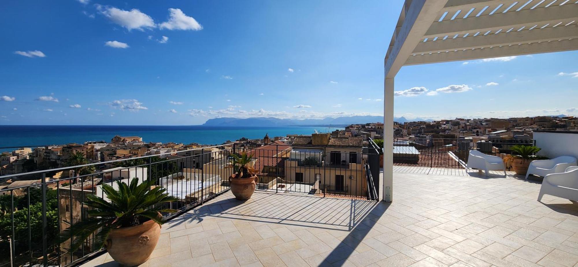 Apartmán Palazzo Del Golfo Castellammare del Golfo Exteriér fotografie